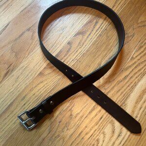 FILSON 1-1/4" BRIDLE BROWN LEATHER BELT- 36